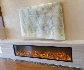 Artificial fireplace 06