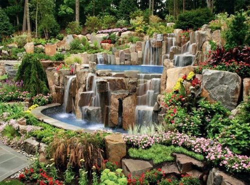 Artificial waterfall 05