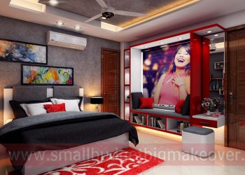 Model Town_Daughter Room Opt.02 View01 Night