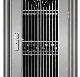 stainless steel door